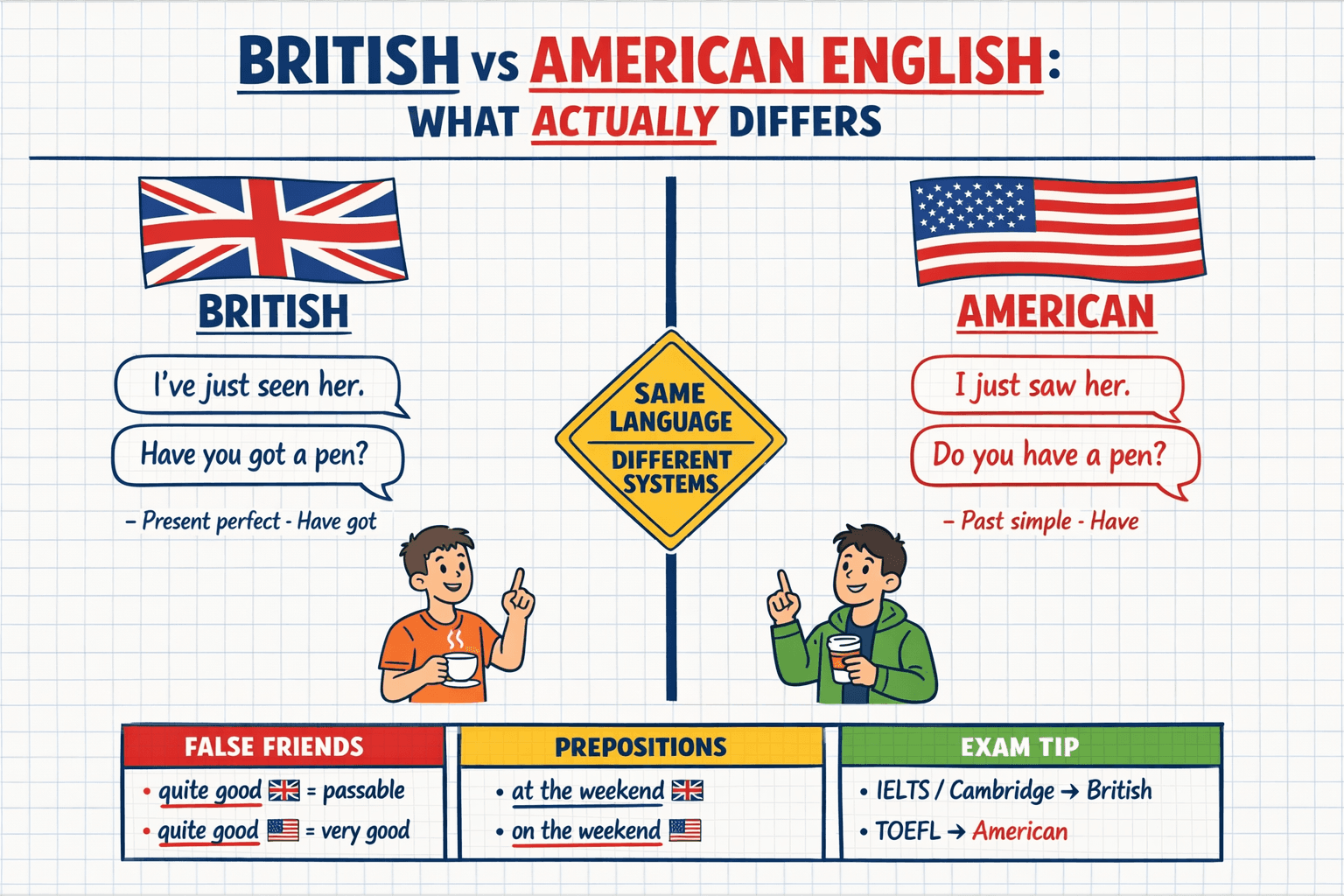 Cover image for British vs American English: Key Differences Every Learner Needs to Know